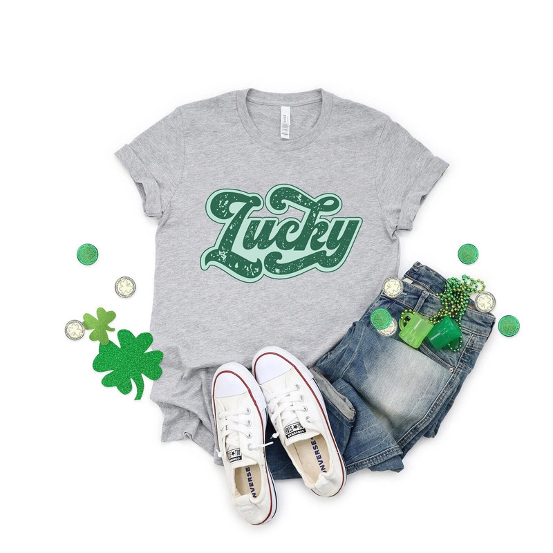 Lucky shirt, st paddys day shirt, saint patricks day, shamrock shirt, st patricks day, irish shirt, four leaf clover, shamrock, irish gift, 1.jpg