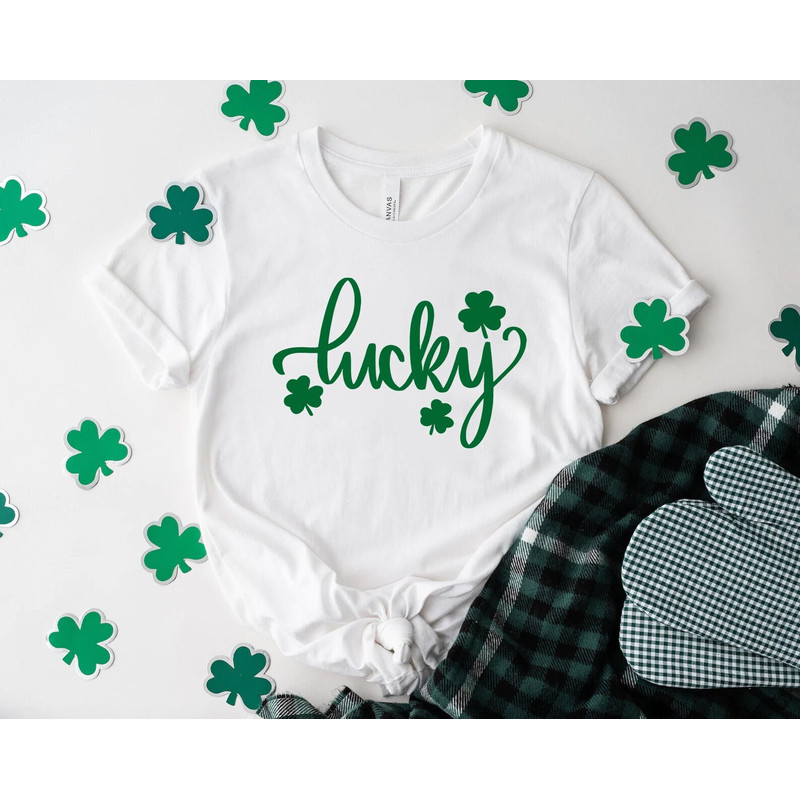 lucky shirt, st paddys day shirt, saint patricks day, shamrock shirt, st patricks day, irish shirt, four leaf clover, Patricks Day Woman,.jpg