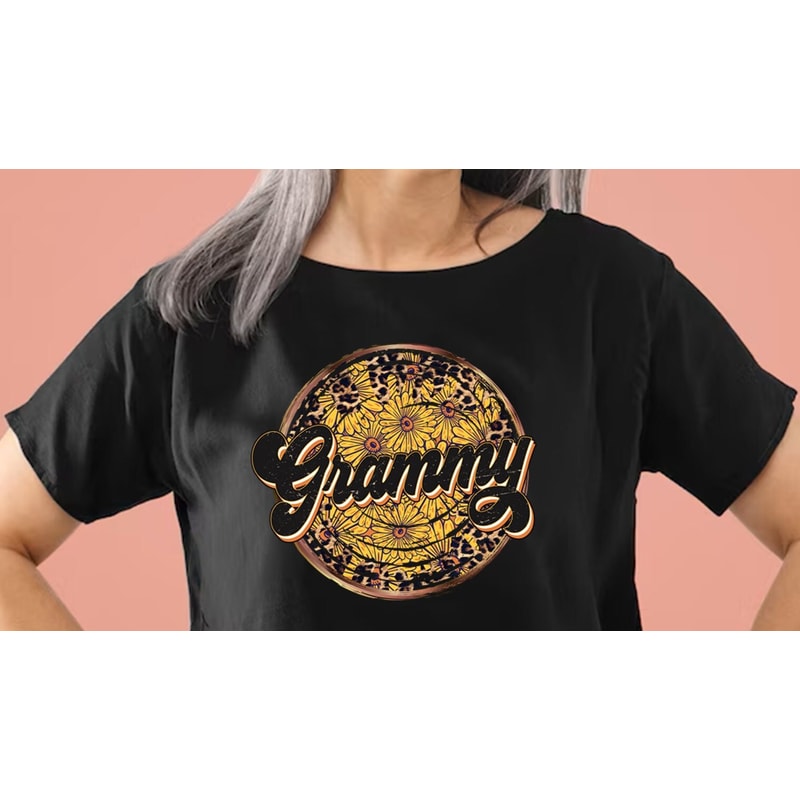 Grandma Shirt, Leopard Grandma Tee, For Grandma Heart Shirt, Funny Grandma Tee, Mothers Day Gift, Grandma Birthday Tee, Best Grandma Grammy.jpg
