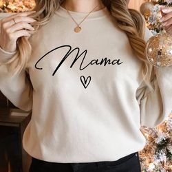 mama sweatshirt, retro mama sweatshirt, groovy mama sweatshirt, pregnancy reveal sweatshirt, mama to be sweatshirt, gift