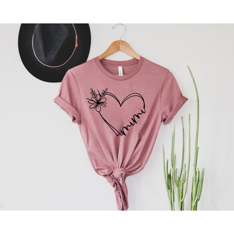 Mimi Heart Shirt, Custom Mimi Gift, For Mama Heart Shirt, Funny Mimi Tee, Mothers Day Gift, Mimi Birthday Gift, Best Mimi Tee, Mimi Life Tee.jpg
