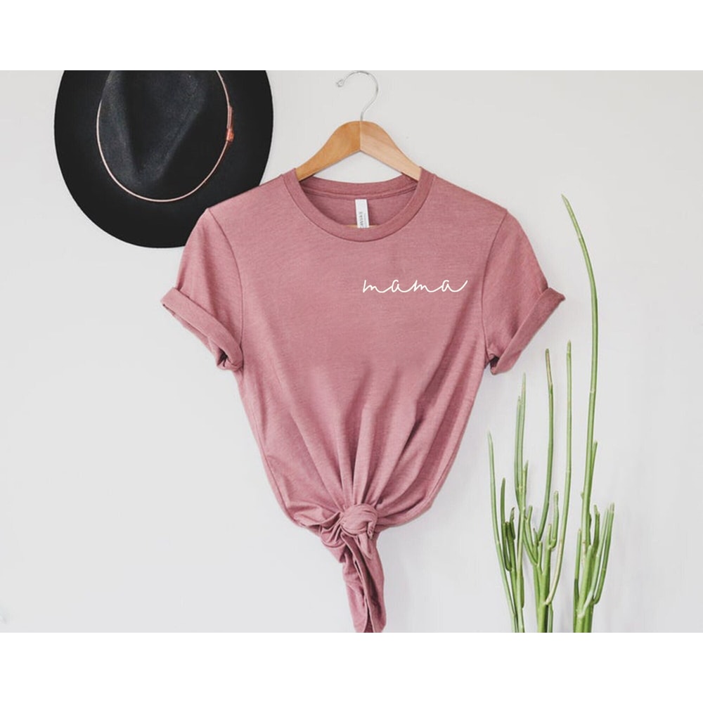 Mothers Day Shirt, Mom TShirts, Mama T Shirt, Best Mom T-Shirt, Favorite Mom Shirts, Mom Pocket T Shirt, Shirt For Mom, Minimalist Mom Shirt.jpg