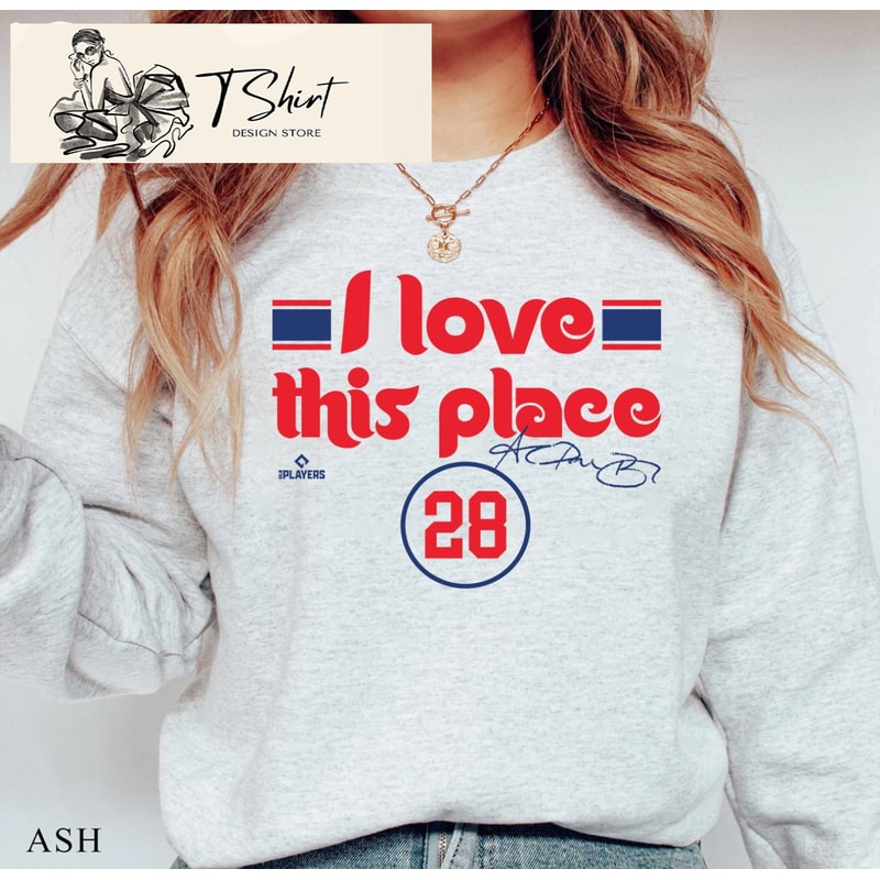 I Love This Place Shirt, Alec Bohm Shirt, Phillies Gifts for Her - Happy Place for Music Lovers.jpg