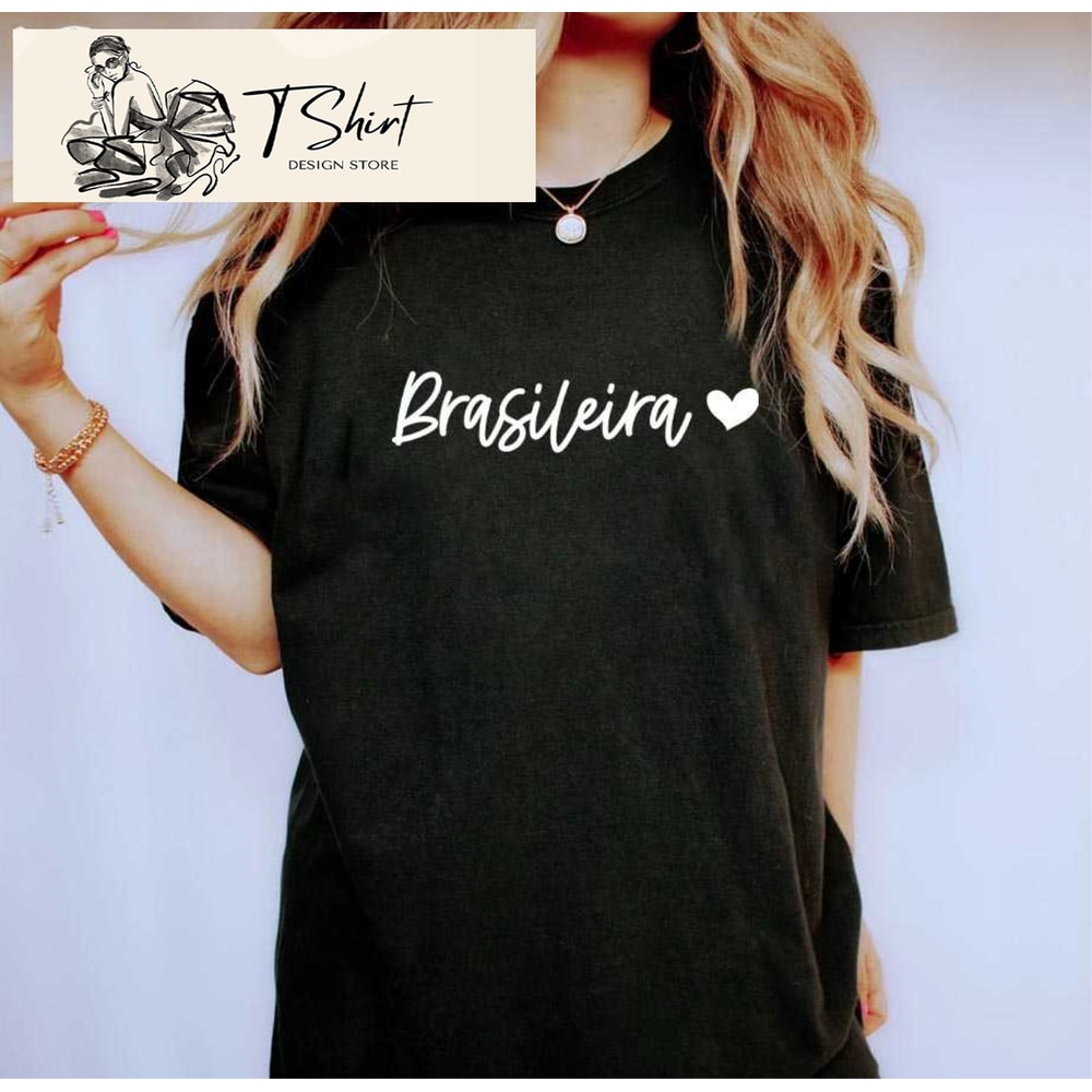 Love Heart Brasileira Shirt Brazil Soccer World Cup 2022 Gift - Happy Place for Music Lovers.jpg