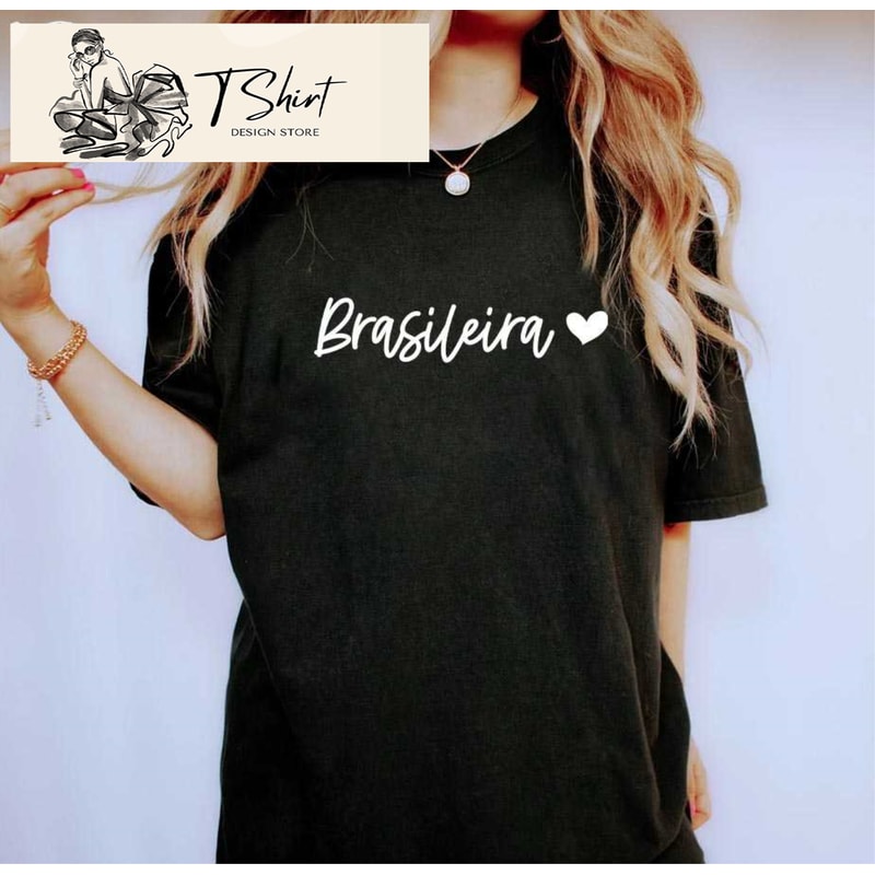 Love Heart Brasileira Shirt Brazil Soccer World Cup 2022 Gift - Happy Place for Music Lovers.jpg