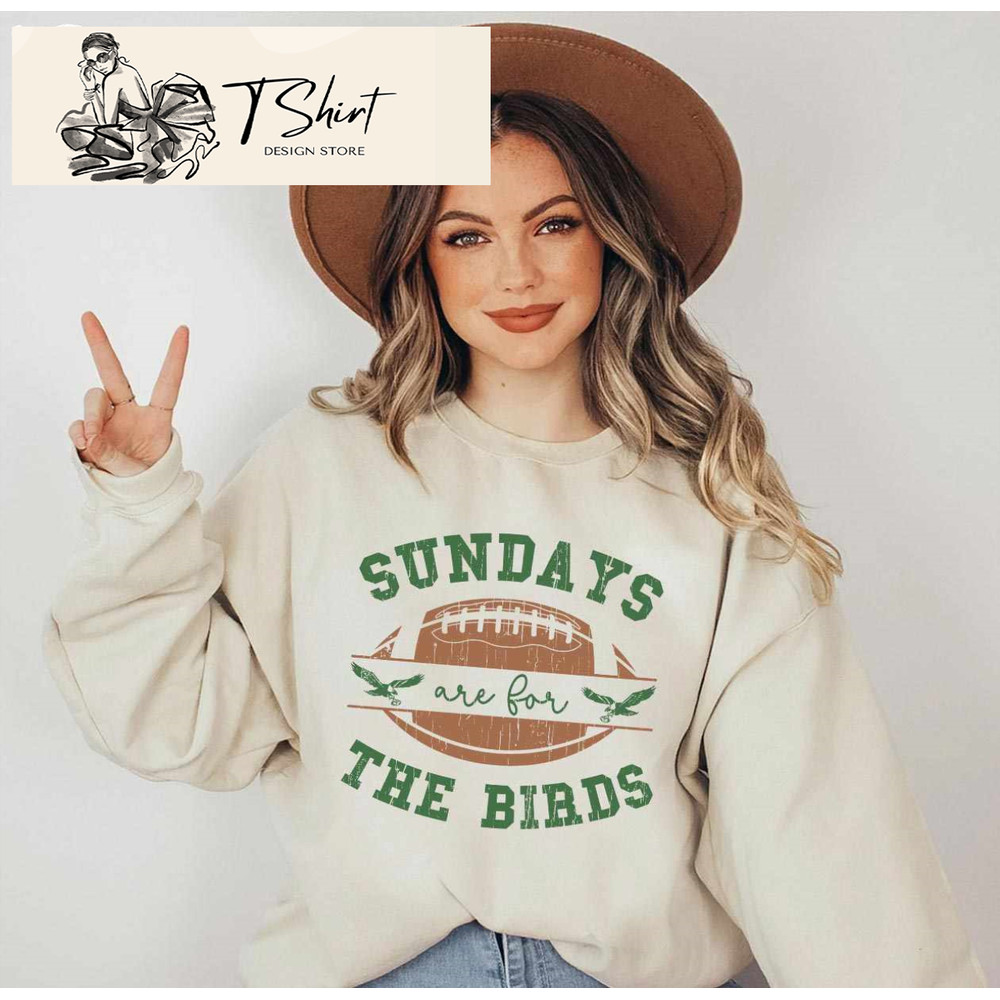 Sundays are for the Birds Shirt Phillies Hoodie - Happy Place for Music Lovers.jpg