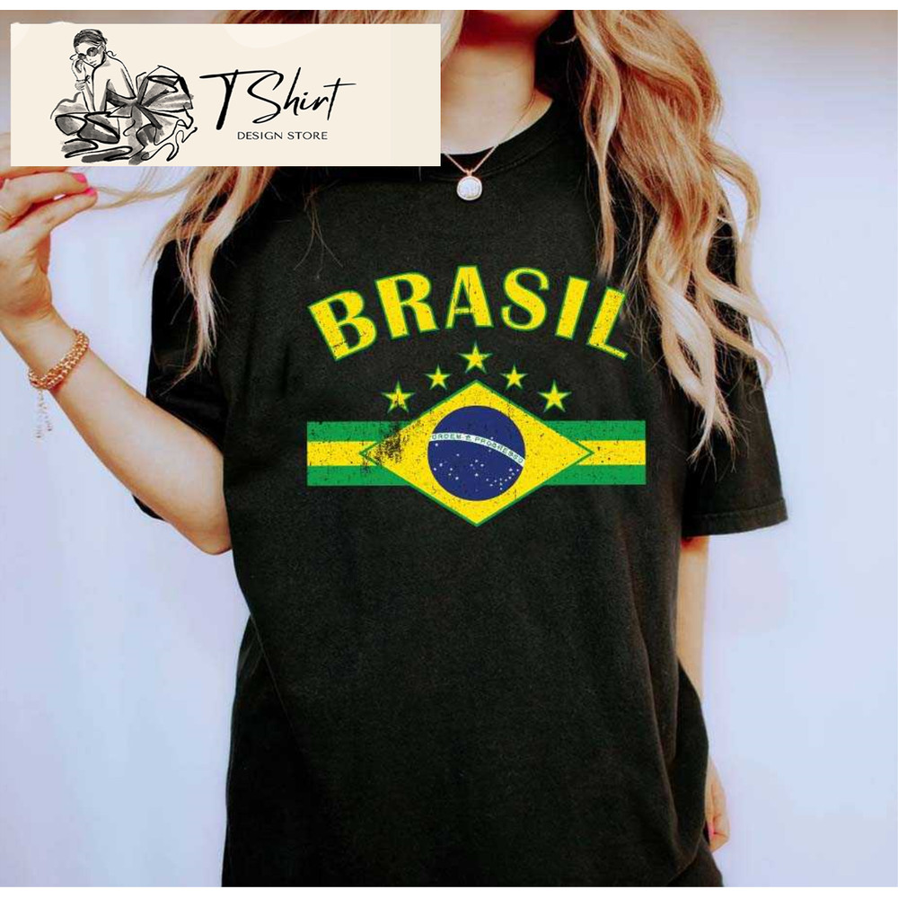 Vintage Brazil TShirt Brasil World Cup 2022 Gift Ideas - Happy Place for Music Lovers.jpg