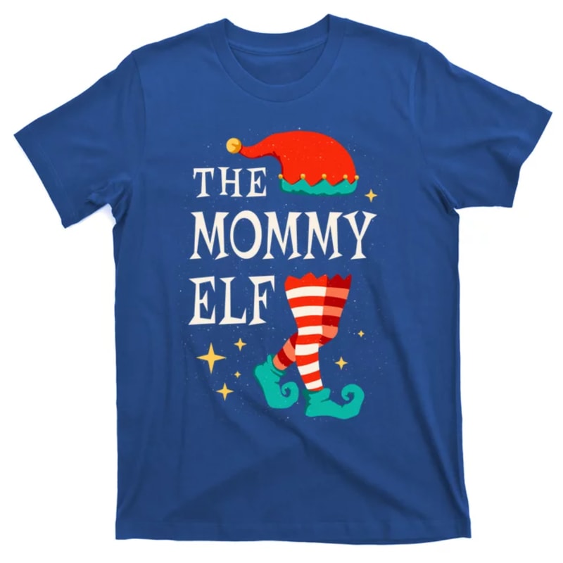 TeeShirtPalace Christmas Costume Mother Mum Elf Gift T-Shirt.jpg