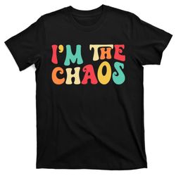 im chaos funny family matching mother daughter son t-shirt