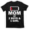 TeeShirtPalace Mom Of 2 1 Girl Clothing Mother Wife T-Shirt.jpg