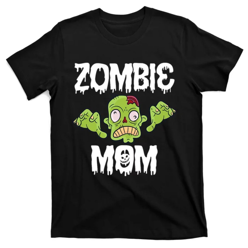 TeeShirtPalace Zombie Mom Mother Matching Family Halloween T-Shirt.jpg