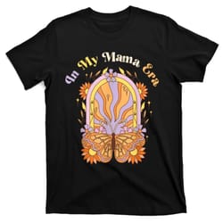 funny in my mama era lover groovy retro mom mothers day t-shirt