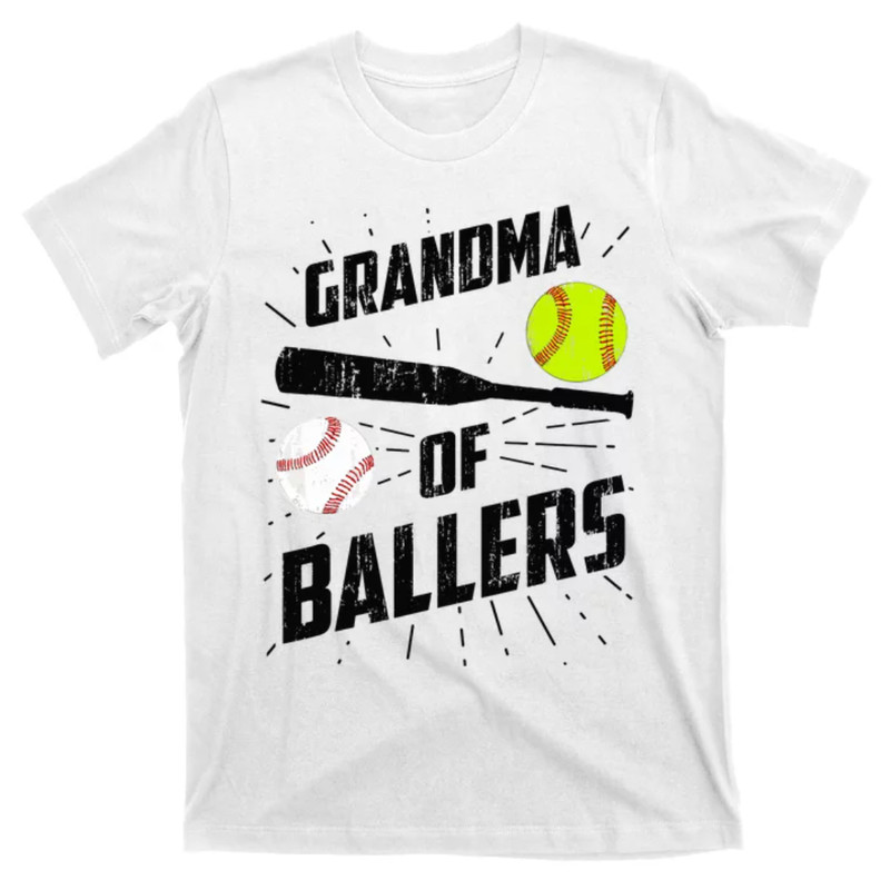 TeeShirtPalace Grandma Of Ballers Funny Baseball Softball Mothers Day Gift T-Shirt.jpg