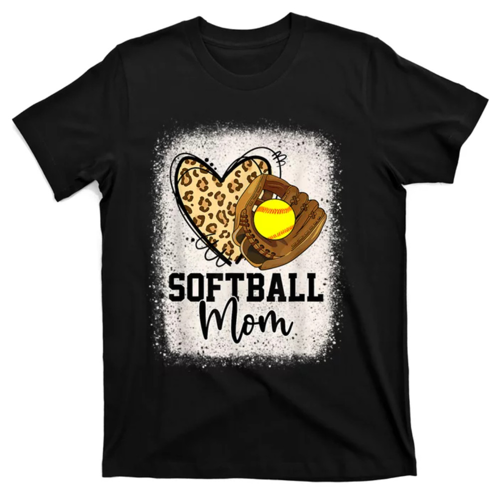TeeShirtPalace Mom Softball Leopard Softball Game Day Vibes Mothers Day T-Shirt.jpg
