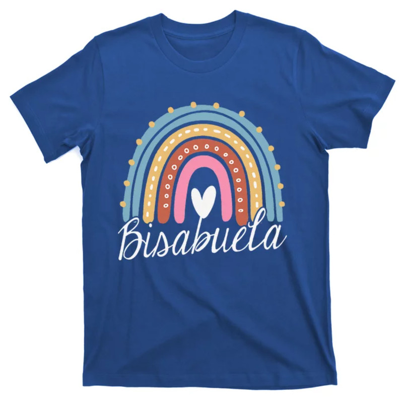 TeeShirtPalace Bisabuela Rainbow For Funny Grandma Christmas Mothers Day T-Shirt.jpg