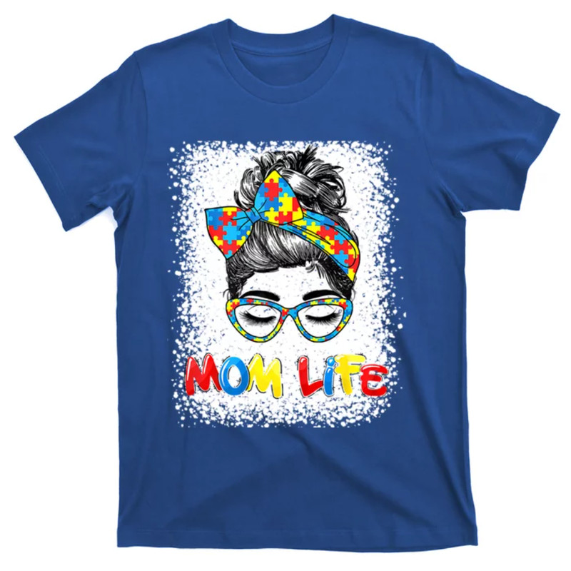 TeeShirtPalace Bleached Autistic Autism Awareness Mom Life Mother Great Gift T-Shirt.jpg