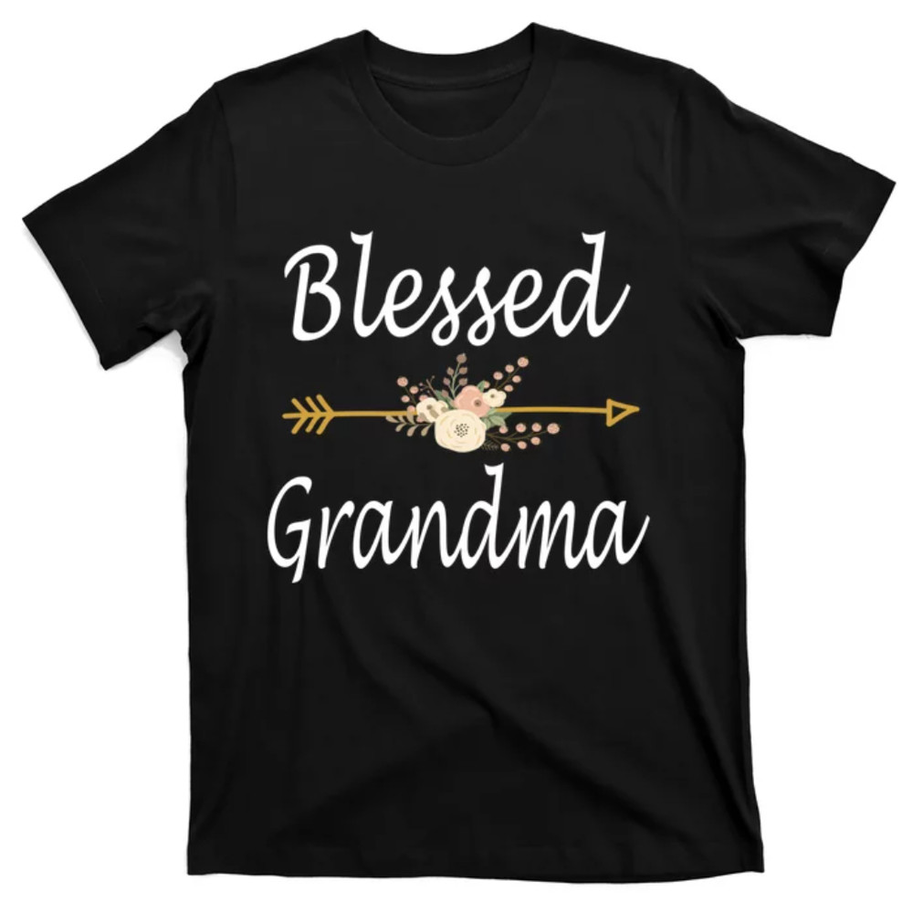 TeeShirtPalace Blessed Grandma Long Sleeve Shirt Mothers Day Gifts Long Sleeve TShirt T-Shirt.jpg