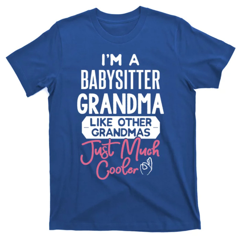 TeeShirtPalace Cool Mothers Day Design Sitter Grandma Gift T-Shirt.jpg