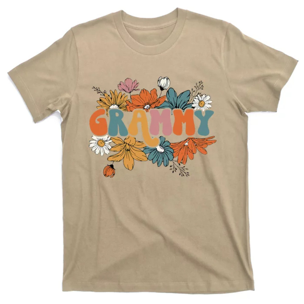 TeeShirtPalace Floral Grammy Life Thankful Grammy Thanksgiving Mothers Day T-Shirt.jpg
