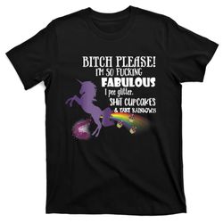 funny adult unicorn glitter cupcakes rainbows mothers day t-shirt