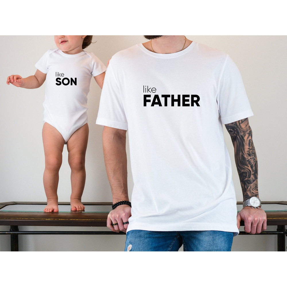 Like Father Like Son Shirts,Dad And Son Matching Shirt,Matching Fathers Day Shirt,Daddy Shirt,Father's Day Shirts,New Dad Shirt,Gift For Dad.jpg