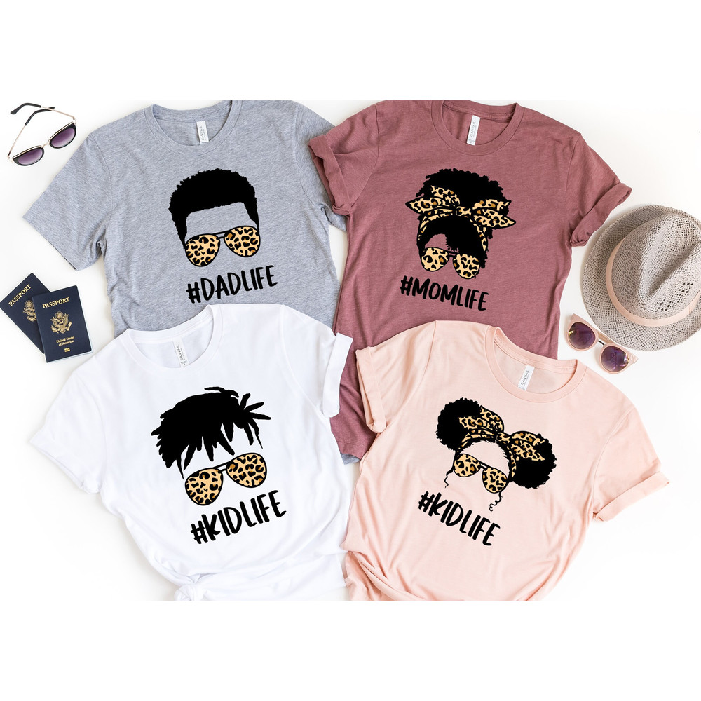 Afro Family Life Shirt, Dadlife Shirt, Mom Shirt, Kidlife Shirt, Funny Family Matching Shirt, Family Travel Shirt.jpg