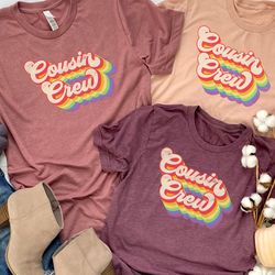 retro cousin shirt, cousin matching shirt, family matching shirt, cousin squad shirt, christmas matching shirt