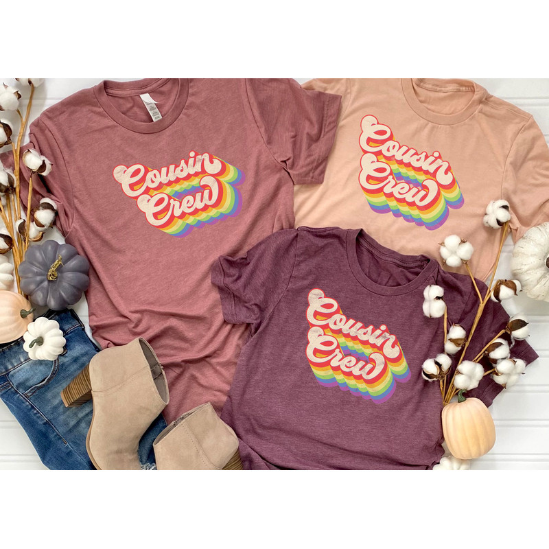 Retro Cousin Shirt, Cousin Matching Shirt, Family Matching Shirt, Cousin Squad Shirt, Christmas Matching Shirt.jpg