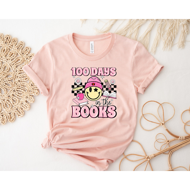 100 Days in the Books Sweatshirt, 100 Days of School Shirt, Back to School, Happy 100 Days Of School,100 Days Celebration Shirt,Teacher Gift.jpg