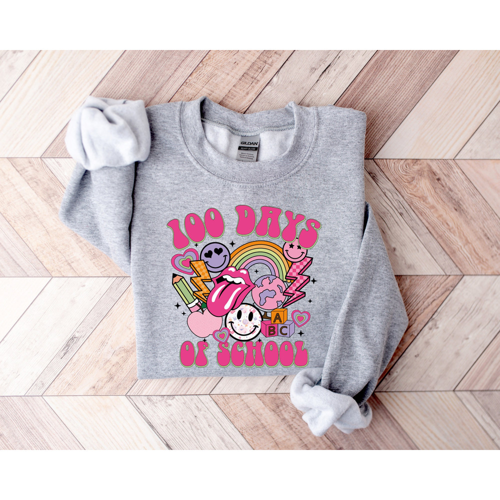 100 Days of School Shirt, 100 Day Shirt, 100th Day Of School Celebration, Student Shirt, 100 Days Celebration Shirt, Gift For Teacher.jpg