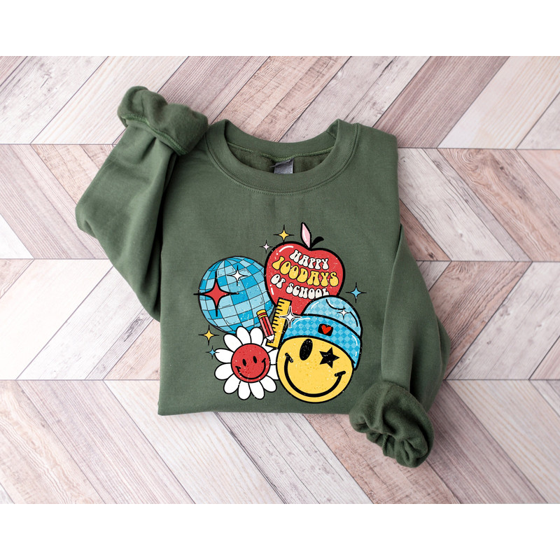 100 Days of School Shirt, 100 Day Shirt, 100th Day Of School Celebration, Student Shirt,Back to School Shirt, Gift For Teacher.jpg