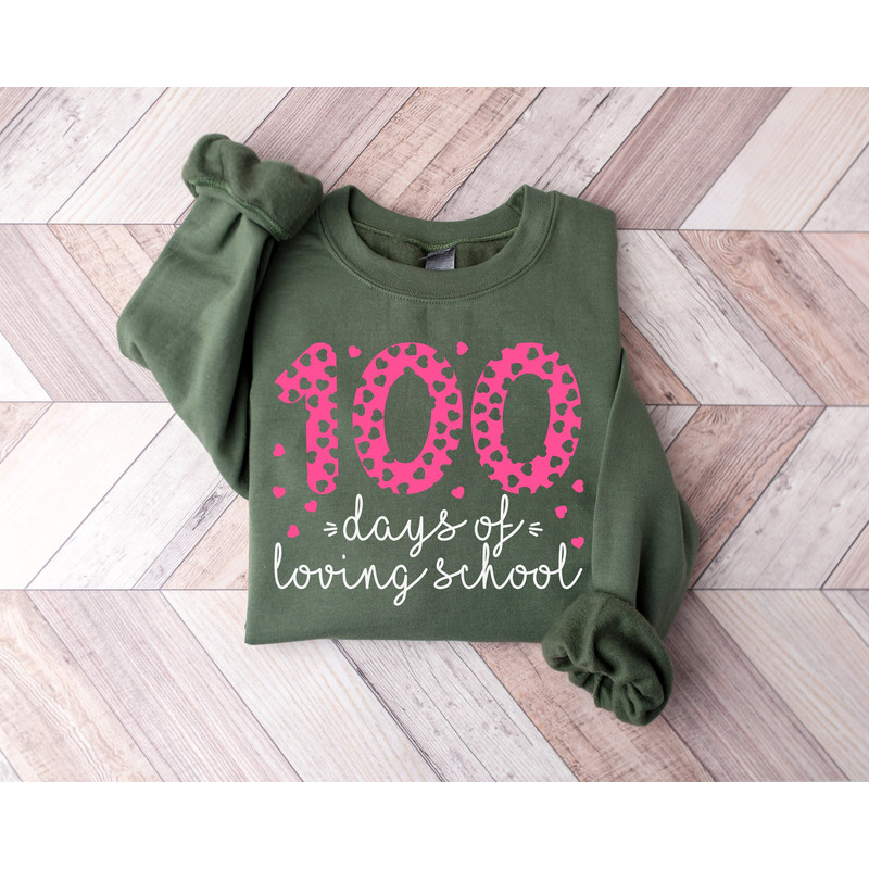 100 Days Of School Shirt, 100th Day Of School, 100 Days Of Hearts Shirt, Hearts 100th Day, 100 Hearts Shirt, Back to School, Student Shirt.jpg
