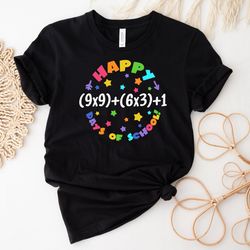 100 days of school shirt, happy 100 days of school shirt, 100 days of school teacher shirt, toddler school shirt, teache