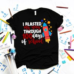 i blasted my way through 100 days of school, teacher gifts, teacher appreciation, 100 days brighter, back to school shir