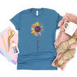 pre-k teacher shirt, back to school shirt, kindergarten sunflower, teacher life shirt, first grade teacher shirt, gift
