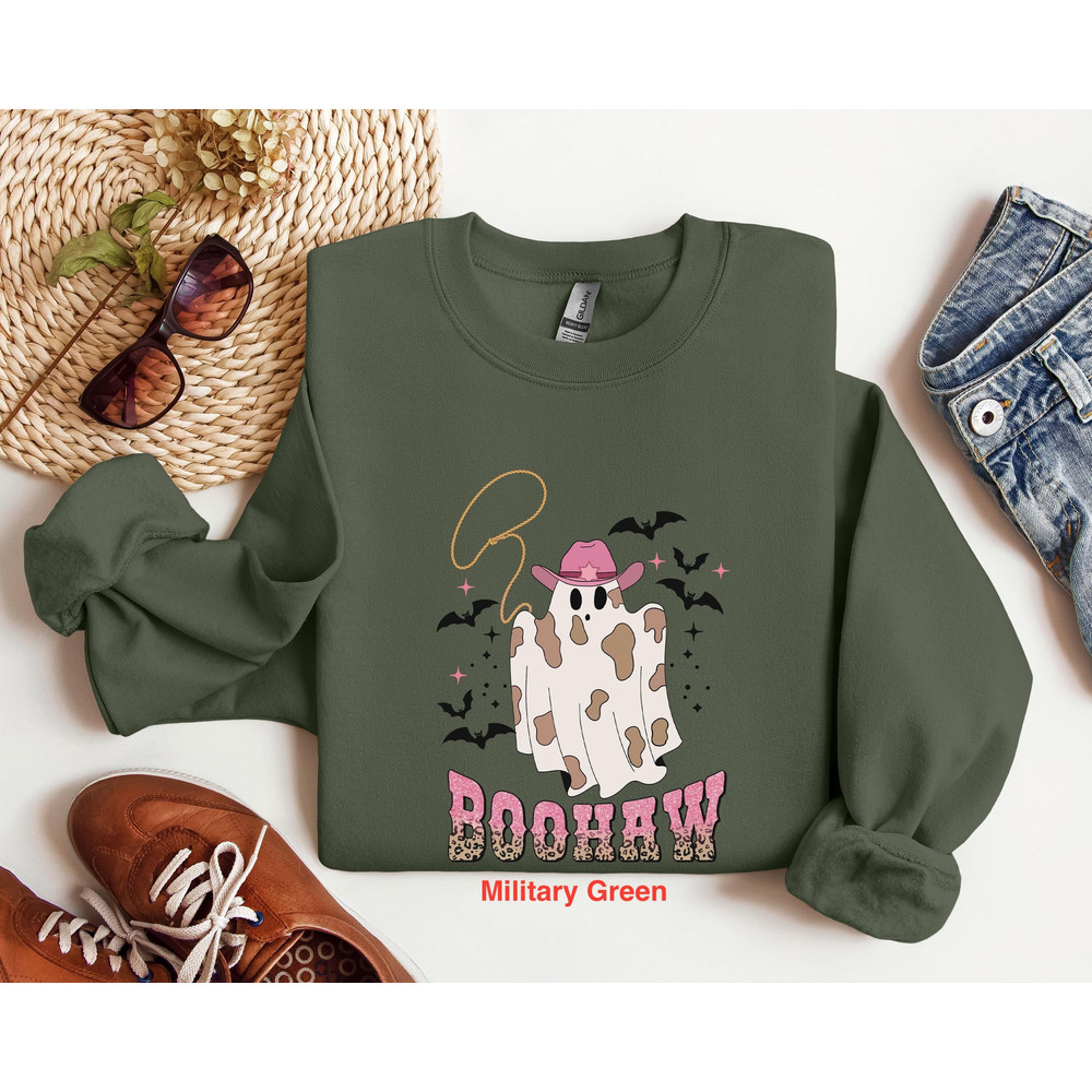 Boohaw Sweatshirt, Cowboy Ghost Shirt, Halloween Sweatshirt, Boohaw Shirt, Happy Halloween Shirt, Halloween Ghost Shirt, Halloween Boo Shirt.jpg