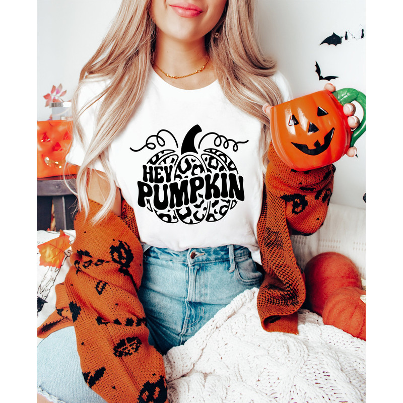 Halloween Pumpkin Shirt, Hey Pumpkin Shirt, Trick Or Treat Shirt, Halloween Shirt, Spooky Shirt, Happy Halloween Shirt, Halloween Sweatshirt.jpg