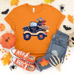 halloween monster truck shirt, boy's halloween shirt , boy's monster truck shirt , trick or treat shirt, toddler shirt ,