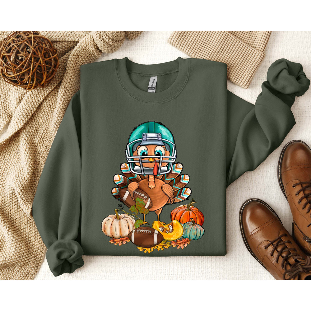 Fall Sweatshirt for Women,Football Thanksgiving Sweatshirt,Fall Clothing Shirt,Fall Crewneck Sweatshirts,Pumpkin Shirt,Thanksgiving Sweater.jpg