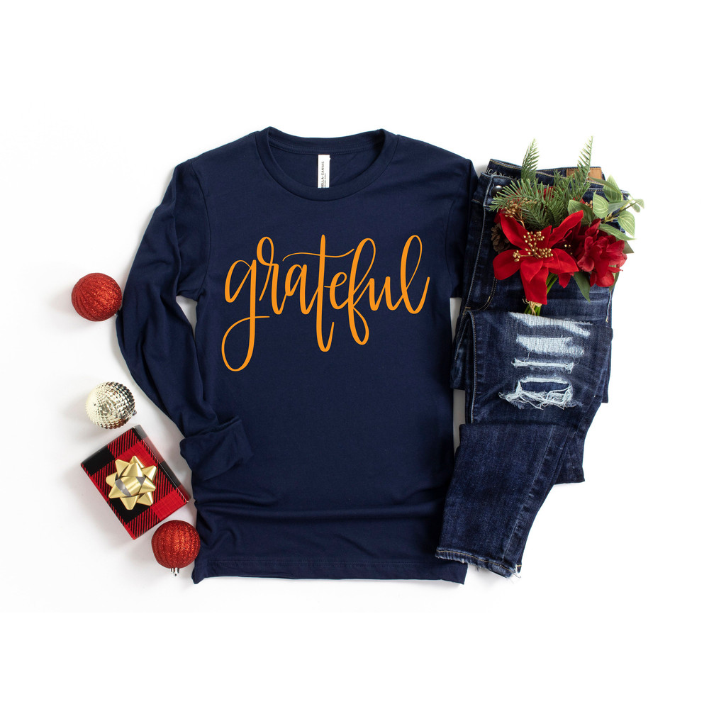 Grateful Shirt, Thankful Fall, Fall Shirt, Thankful Family Shirts, Thanksgiving Shirts, Thankful Autumn, Blessed, Thanksgiving 1.jpg