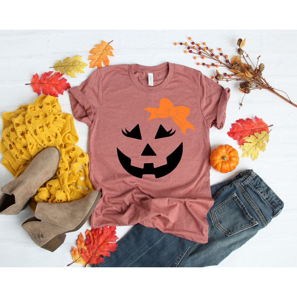 Jackolantern Face Girl Shirt,Girls Thanksgiving,Thanksgiving Shirt,Thankful Tee,Girl thanksgiving Shirt,Family Matching Shir.jpg