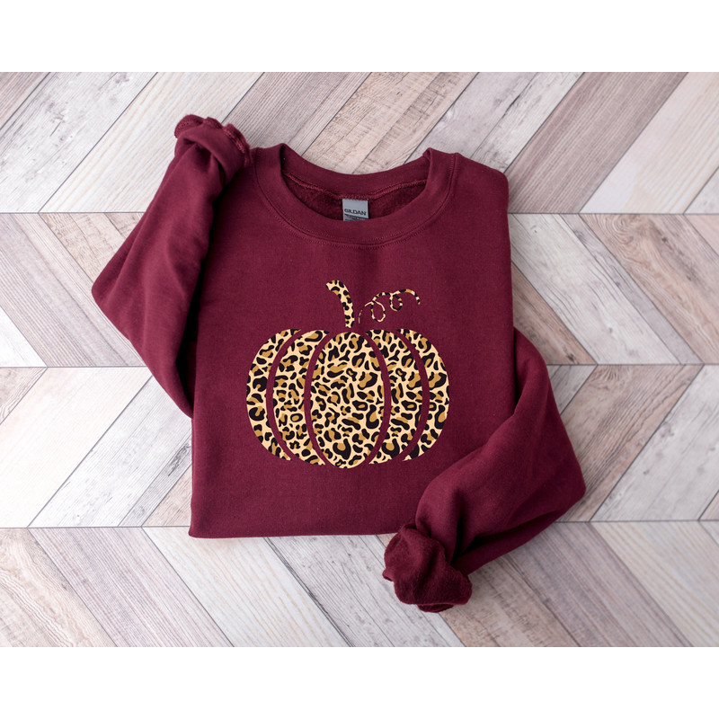 Leopard Pumpkin Sweatshirt,Cheetah Pumpkin Sweatshirt,Thanksgiving Shirt,Thankful Shirt,Fall Shirt, Hello Pumpkin,Family Matching Shirt.jpg