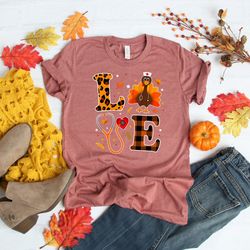 love nurse shirt,nurse thanksgiving, nurse shirt, shirt for nurse, nurse to the cutest turkeys, nurse turkey shirt, nurs