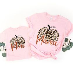thankful mama shirt,thankful mini shirt,mom shirt,baby shirt,thanksgiving mommy and me shirt,leopard pumpkin shirt, chee
