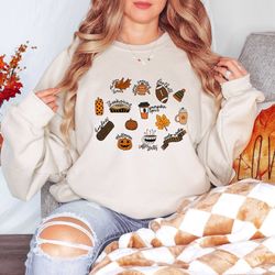 fall things sweatshirt, fall lover sweatshirt, coffee sweater, autumn sweatshirt, coffee lover tshirt, fall sweatshirt,