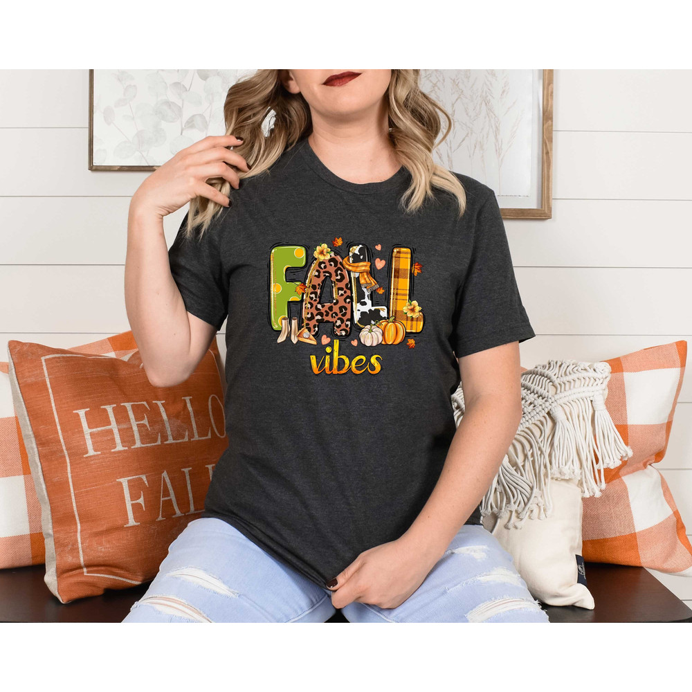 Fall Vibes Sweatshirt, Halloween Sweatshirt, Fall Sweatshirt, Fall Leopard Sweatshirt, Hello Pumpkin, Fall Vibes, Peace Love Thanksgiving.jpg