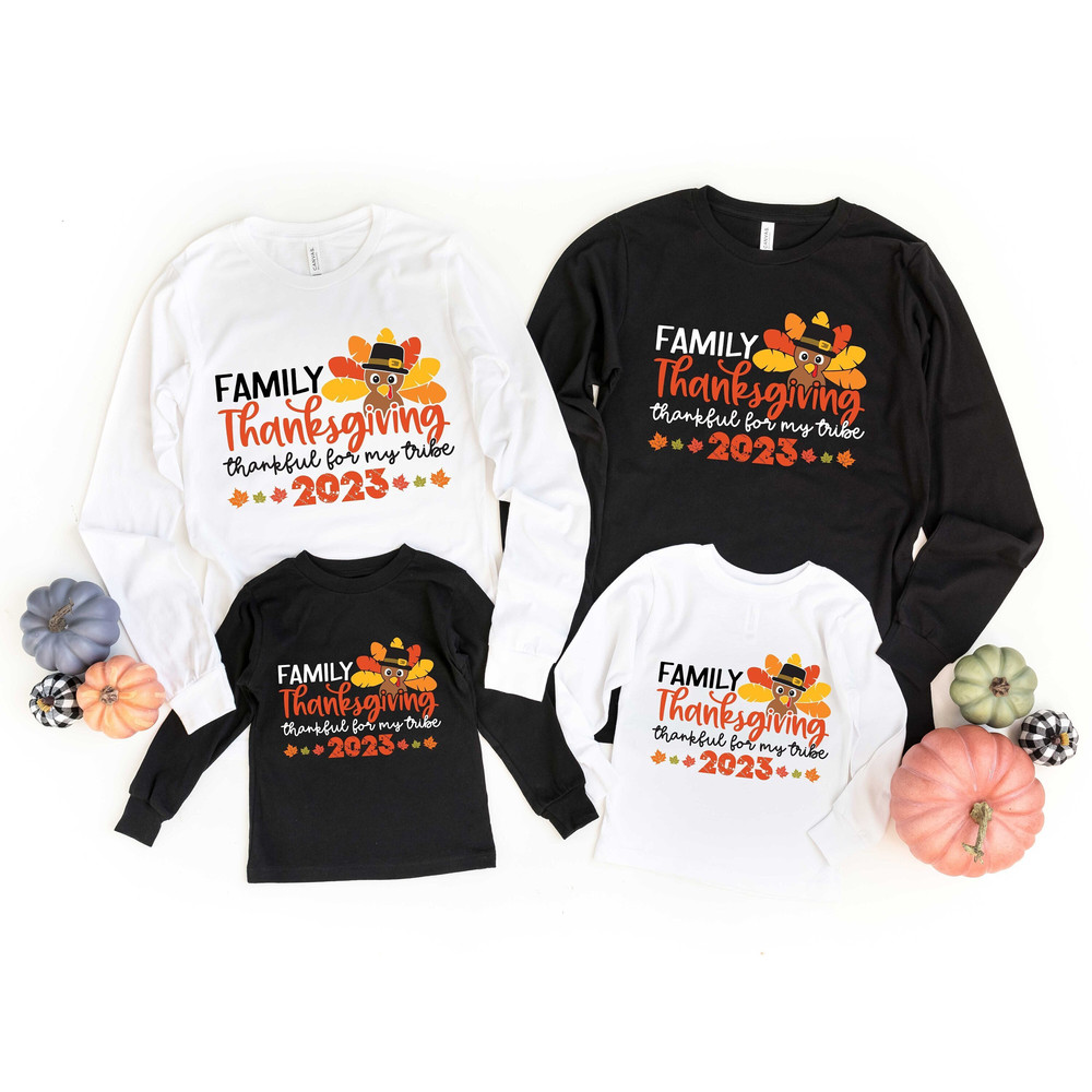 Family Thanksgiving , Family Thankful for My Tribe, Thanksgiving Dinner Tshirt, Thanksgiving Cruise Sweatshir, Thanksgiving Holiday.jpg