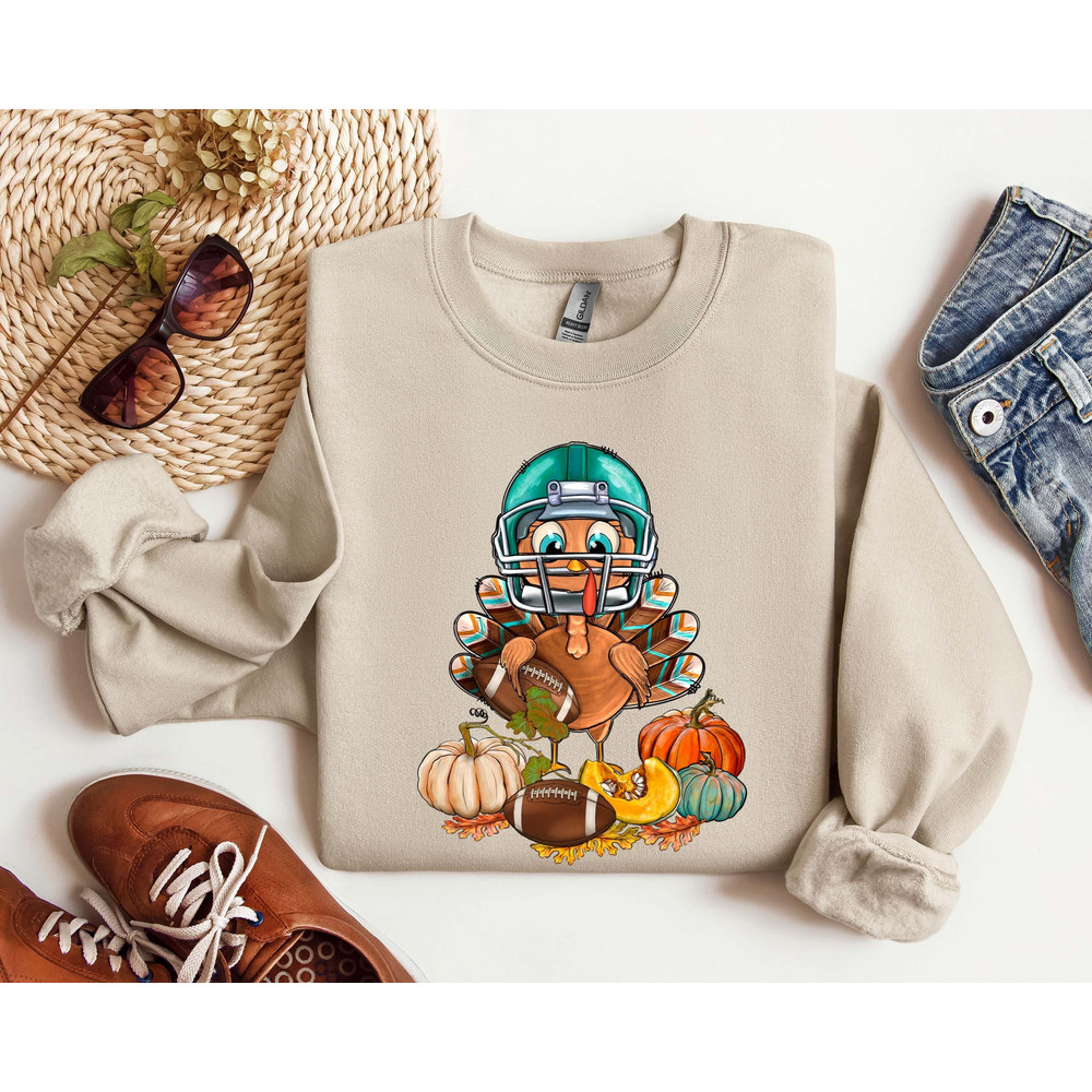 Fall Sweatshirt for Women,Football Thanksgiving Sweatshirt,Fall Clothing Shirt,Fall Crewneck Sweatshirts,Pumpkin Shirt,Thanksgiving Sweater.jpg