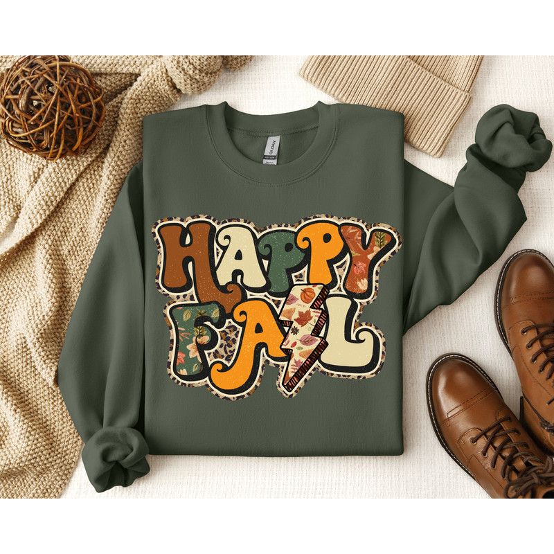 Fall Vibes Sweatshirt, Halloween Sweatshirt, Fall Sweatshirt, Fall Leopard Sweatshirt, Fall Time Sweatshirt, Cute Thanksgiving Sweatshirt.jpg