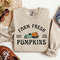 Farm Fresh Pumpkin Sweatshirt, Fall Crewneck Sweatshirt, Pumpkin Shirt, Fall Sweater, Pumpkin Patch Sweatshirt, Womens Fall Shirt, Fall Gift.jpg